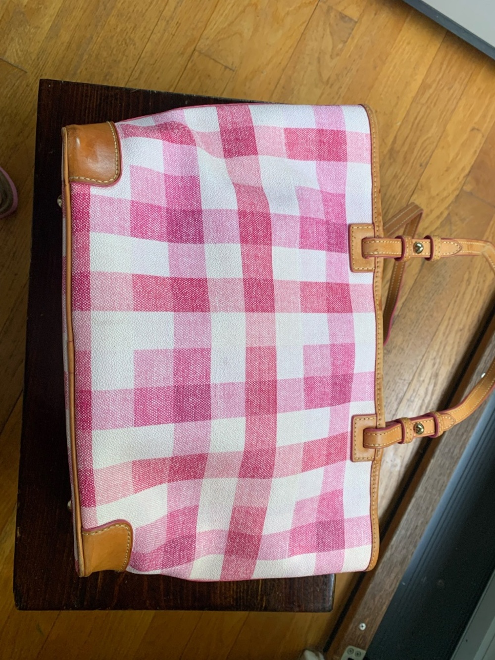 Dooney & Bourke Quadretto Pink Purse - Picture 8 of 11